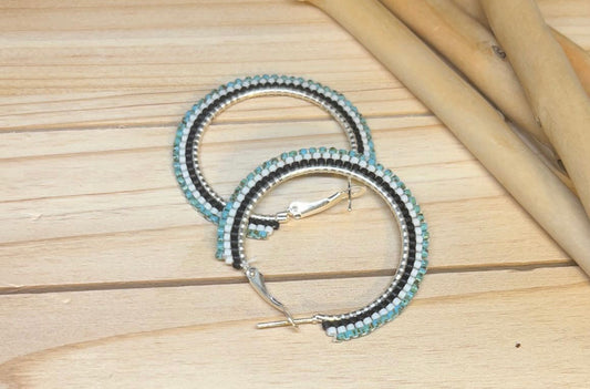 Twirl twin Hoops